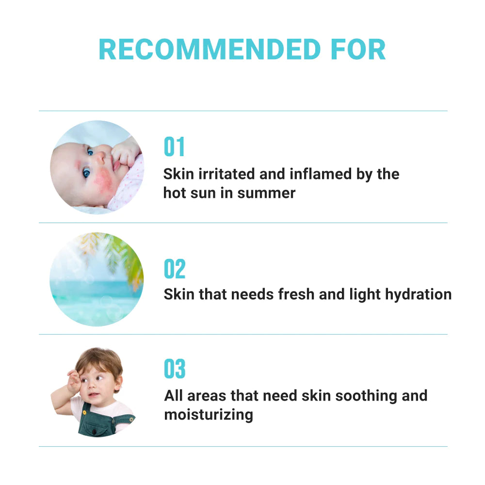Recommended eczema lotion for babies, infants and toddlers.
