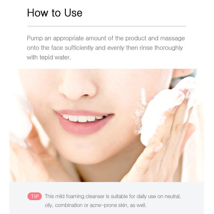 How to use our effective daily use face cleanser for oily, combination or acne-prone skin