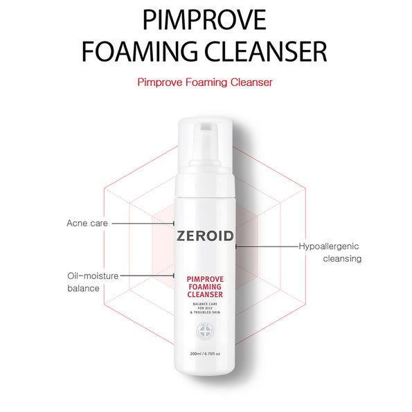 Face cleanser for acne and sensitive skin