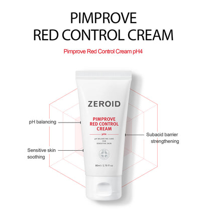 Low pH4 anti-redness cream for sensitive skin