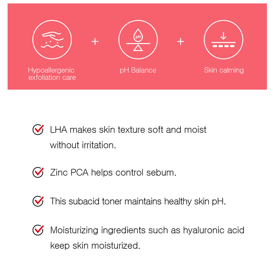 Toner for acne prone skin to maintain skin pH