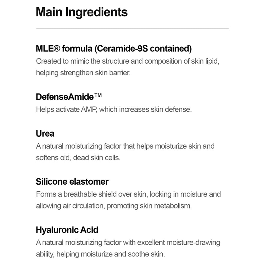 ZEROID Richenic cream ingredients