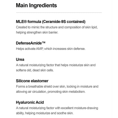 ZEROID Richenic cream ingredients